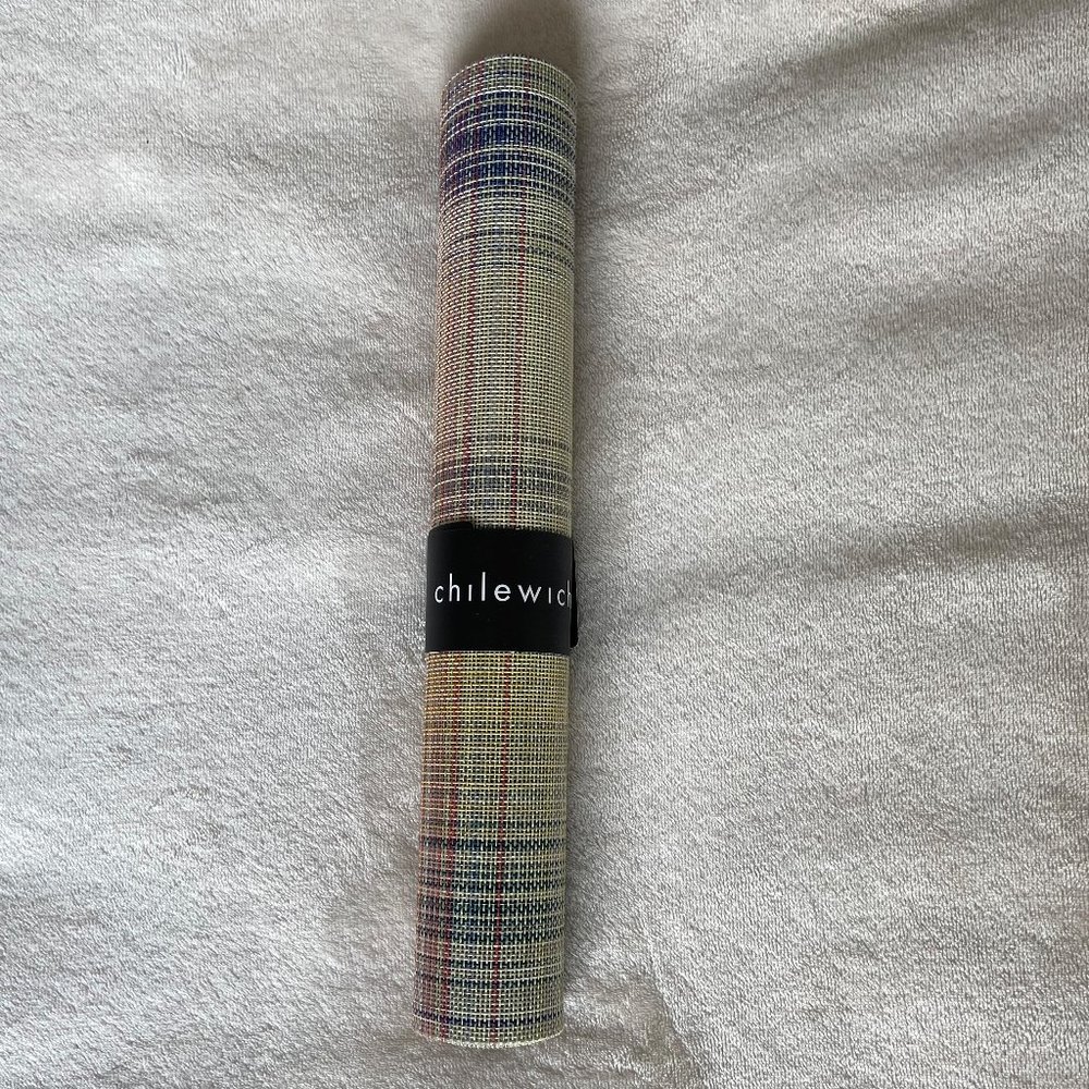 Chilewich Plaid Sorbet Table runner NEW